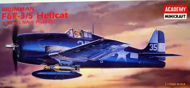 Academy - F6F3-5 Hellcat - 1-72