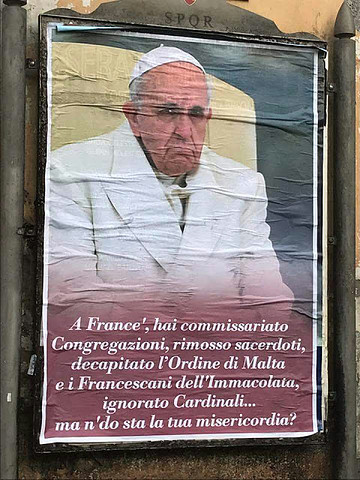 EL CARTEL DEL PAPA PROTESTANDO EL CARTEL DEL PAPA PROTESTANDO