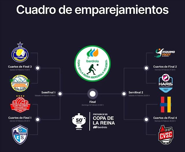 Emparejamientos-Copa-de-la-Reina-de-Voleibol-2025