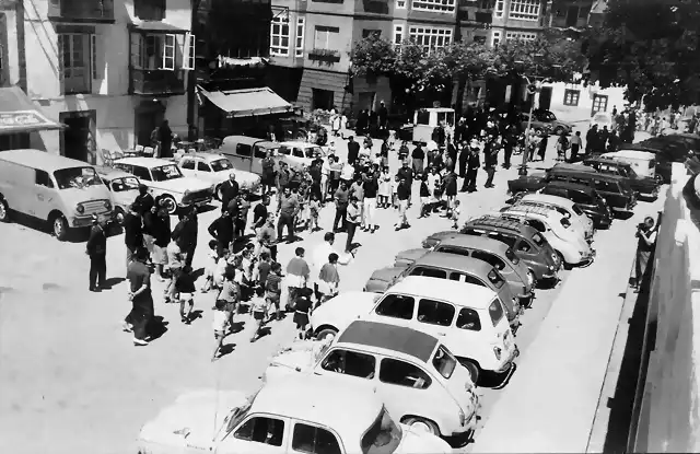 San Crist?bal - Segnung der Autos auf der Plaza del Corro, 1971