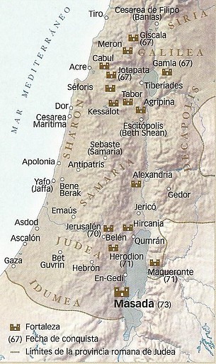 Mapa Palestina