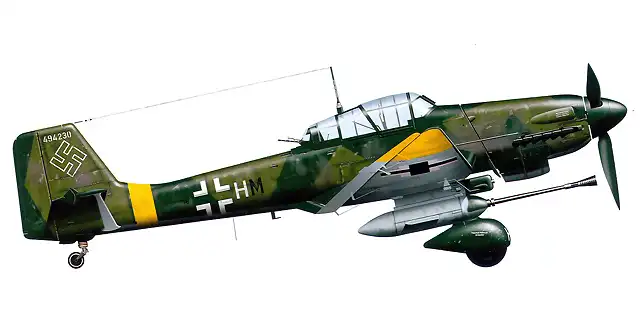 Junkers-Ju-87G2-Stuka-10.(Pz)SG2-(T6+HM)-WNr-494230-Russia-1944-0A