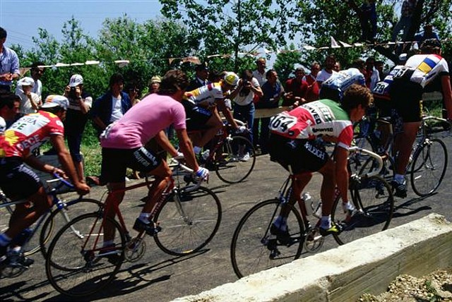 GIRO 1985 VISENTIN,HANSTEN,ETAPA 7