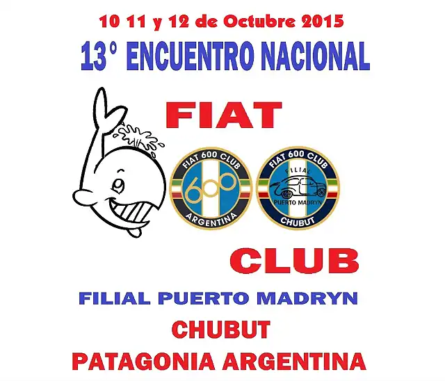 Ballena y logos circulares 13 ENCUENTRO PATAGONIA 2015