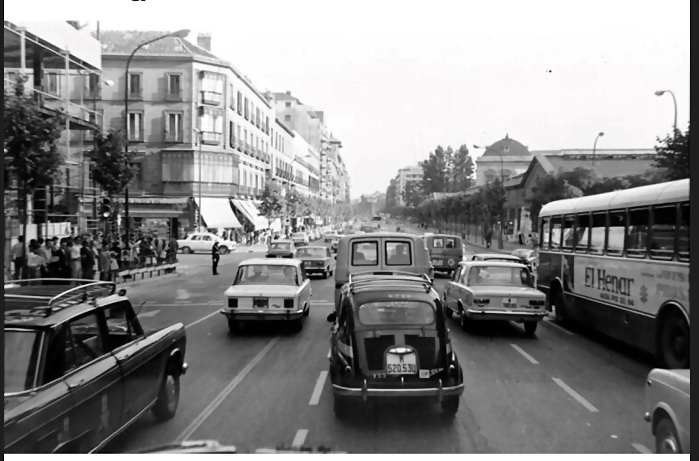 Madrid c. Serrano - c. Goya 1969 Taxi 800