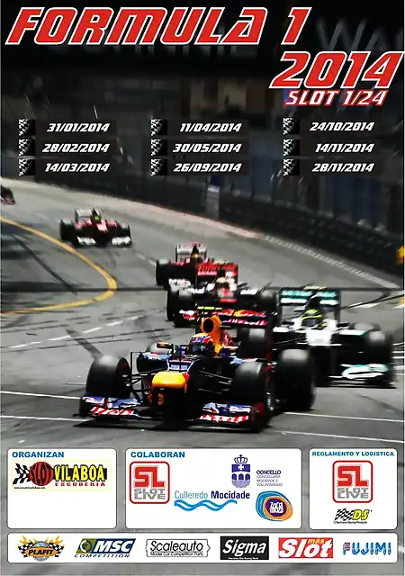 Cartel 2014 F1 Plafit