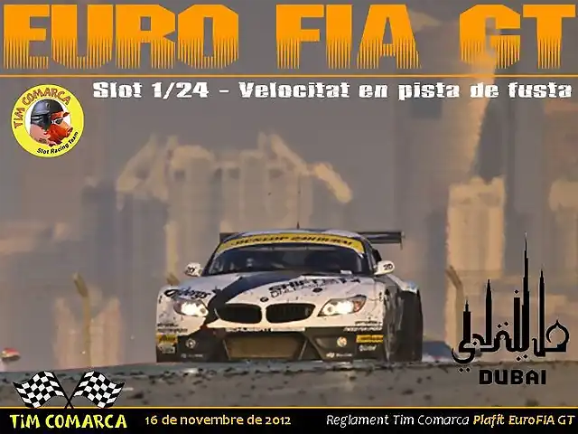 Cartell EuroGT - Cursa 4 - Dubai