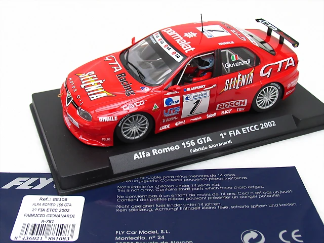 N?582 ALFA ROMEO 156 GTA 1? FIA ETCC 2002 Ref.A781-88108 N?582 ALFA ROMEO 156 GTA 1? FIA ETCC 2002 Ref.A781-88108