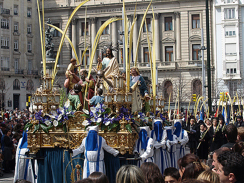 Domingo de ramos por plaza de Espa?a