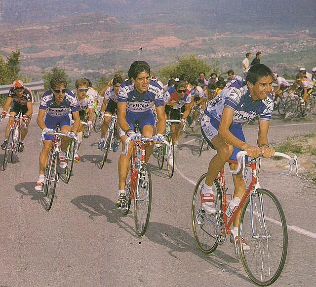 Perico-Tour1989-Rominguer-Indurain-Mottet-Alcala-Rondon