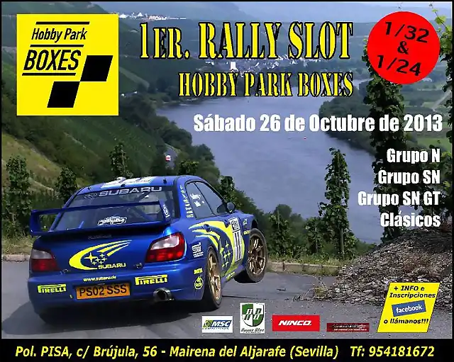 Cartel 1er RALLY HOBBY PARK BOXES_ret