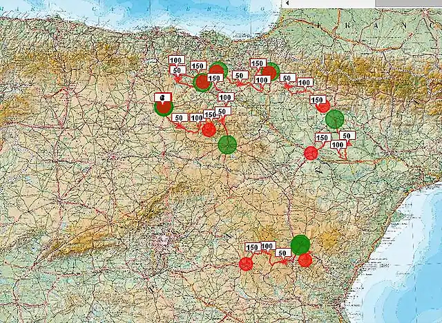 vuelta burgos madrid primera semana