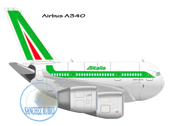 Air Itallia a340