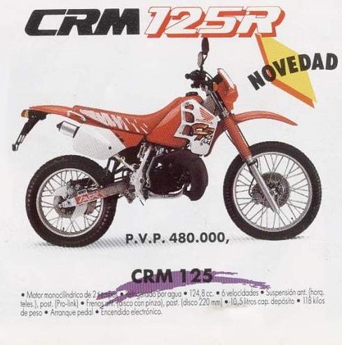 Honda CRM 125R 1991 1 Honda CRM 125R 1991 1
