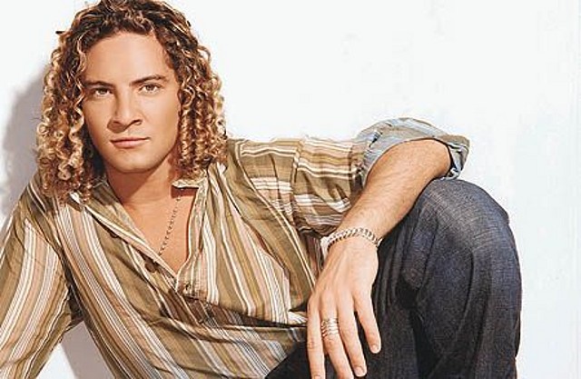 Bisbal posando camisa cafe