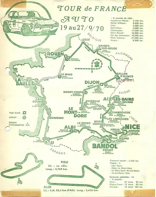 TdF'70 - parcours - 01