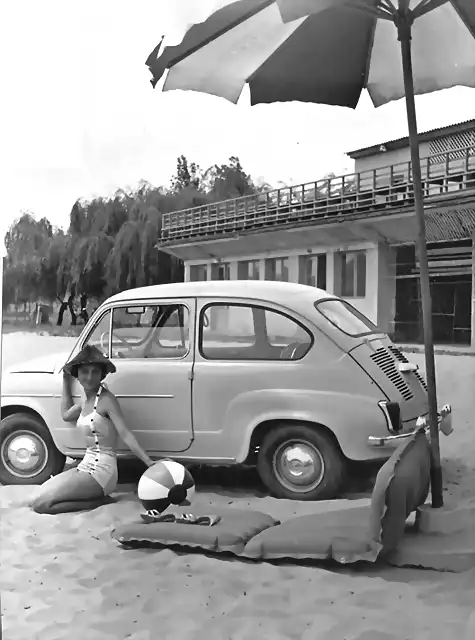 Belgrad - Schwimmbad an der Ada Ciganlija  , 1961