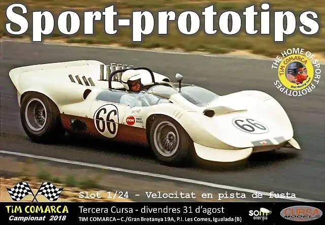 Cartell Sport-prototips - Cursa 3