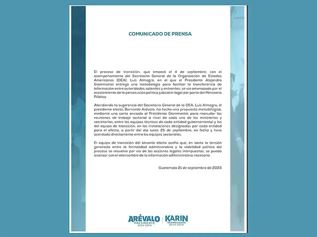 Comunicado-Arevalo-Propone-Reanudar-Transicion