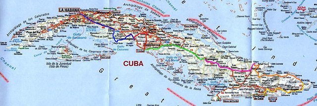 mapa cuba