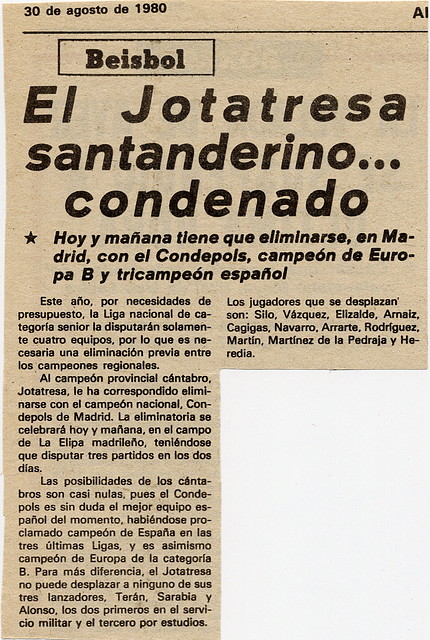 1980.08.30 Eliminatoria sénior