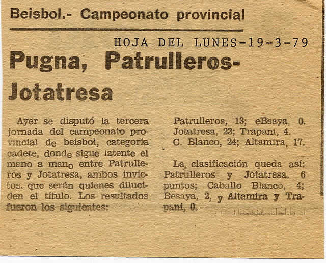 1979.03.19 Liga cadete