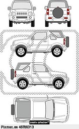 suzuki-jimny-azul-blueprint-pixmac-ilustracion-46786313