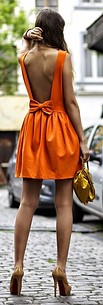 Peinados Faciles de Mujer para Moda de Primavera Verano Naranja