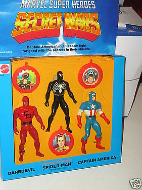 Blister Black Spiderman, Capitn Amrica y DD