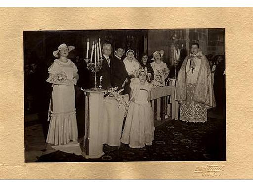 Cardenal Quiroga 1934 Boda en Sta. Eufemia