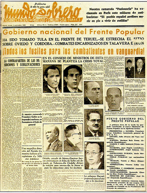 portada del Mundo Obreo.