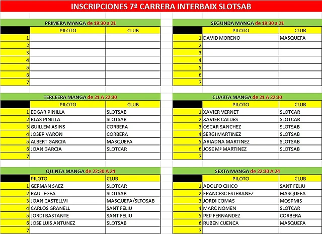INSCRIPCIONES SLOTSAB INSCRIPCIONES SLOTSAB