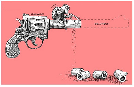 soluciones a la violencia con armas en USA