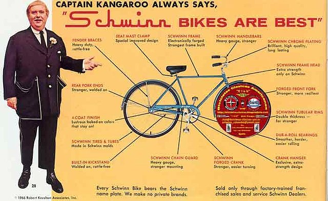 Schwinn Bikes Are Best - Captain Kangaroo