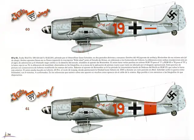 Fw-190 A-8 Ernst Schrder 4 Staffel NJG 300 b