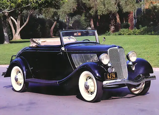 1933 Ford Cabriolet Black 1