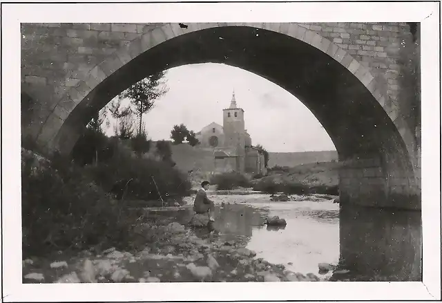 Foto antigua de la Colegiata de Covarrubias