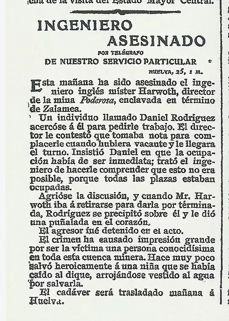 Asesinato de un Director ingles-Pedro Real
