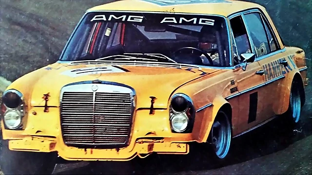 Mercedes 300 SL groc Mercedes 300 SL groc