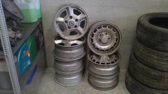 llantas Mbenz y opel manta