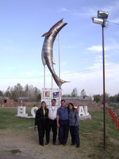 Naty, Beto, la gringa y yo el carrizal