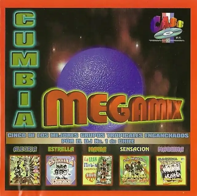 Cumbia Megamix Uno - Presentado Por JanoMix (1999) Delantera