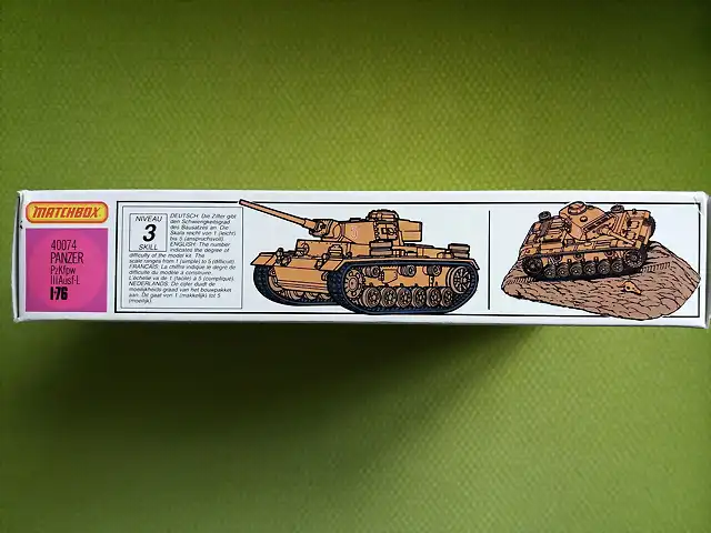 Lateral contrario caja Panzer III