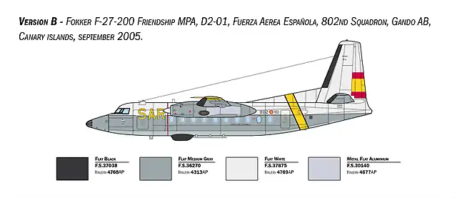 thumbnail_1455 - 72nd scale Fokker F-27 Maritime Patrol (7)