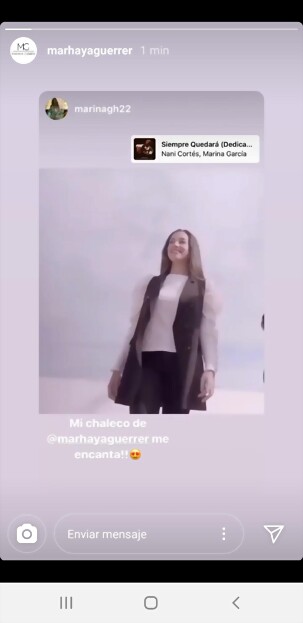 Video Marhaya Guerrer IG Stories 24-3-2020