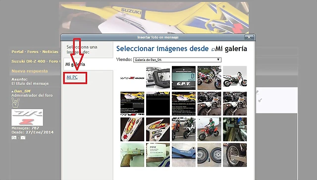 Subir foto a foro Subir foto a foro