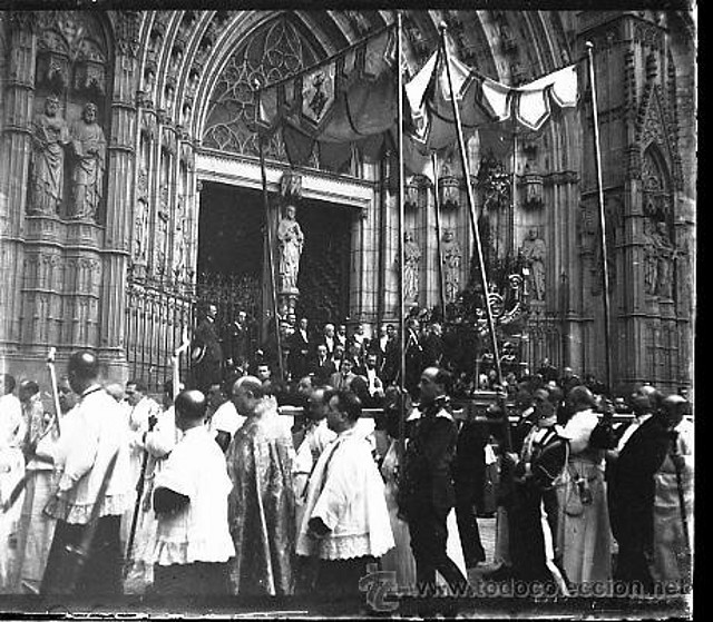 Procesión Corpus Christi Barcelona 1917