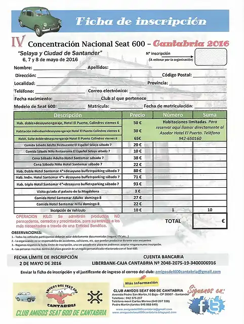 Ficha Inscripcion 2016