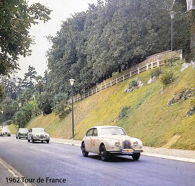 Jaguar MkI x4 - TdF'62