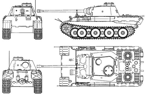 Sd.Kfz. 171 Pz.Kpfw.V Panther Ausf.D [LIMITED to 500px]